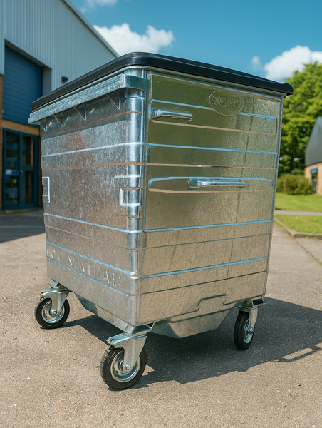 1100 Litre Metal Wheelie Bins