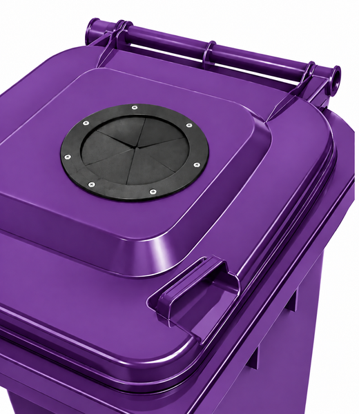 Purple 240 Litre Wheelie Bins