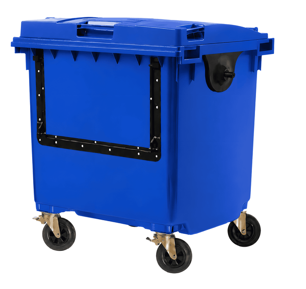 Blue 1100 Litre Wheelie Bins