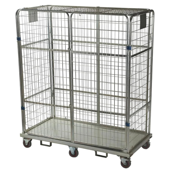 Four Sided Boltable Automotive Roll Pallet with Lid