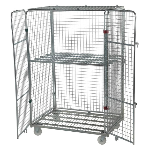 Four Sided Jumbo Security Roll Pallet with Lid