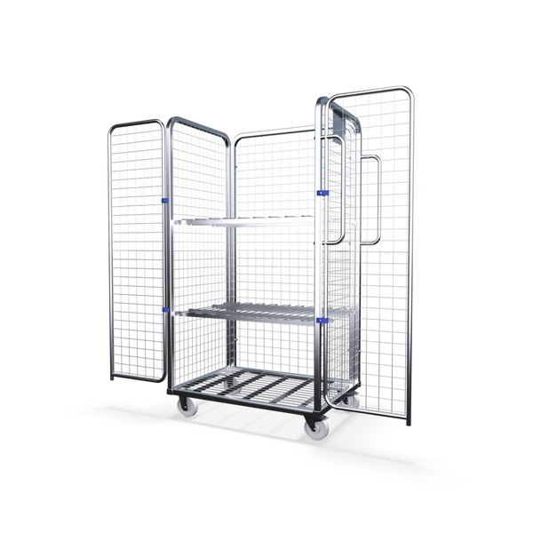 Four Sided Merchandise Picking Trolley
