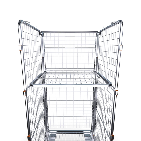 Four Sided Roll Pallet - Mesh Infill