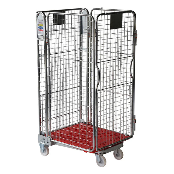 Four Sided Roll Pallet - Rod Infill - Plastic Base