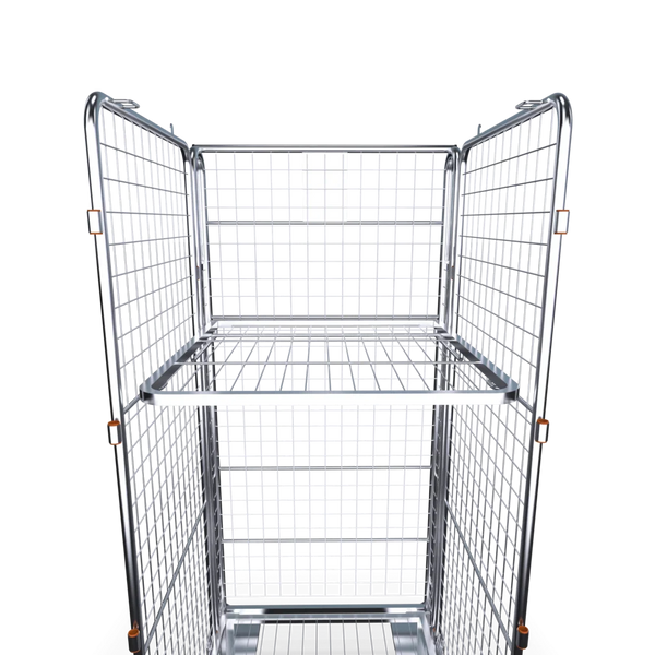 Four Sided Roll Pallet - Mesh Side Infill