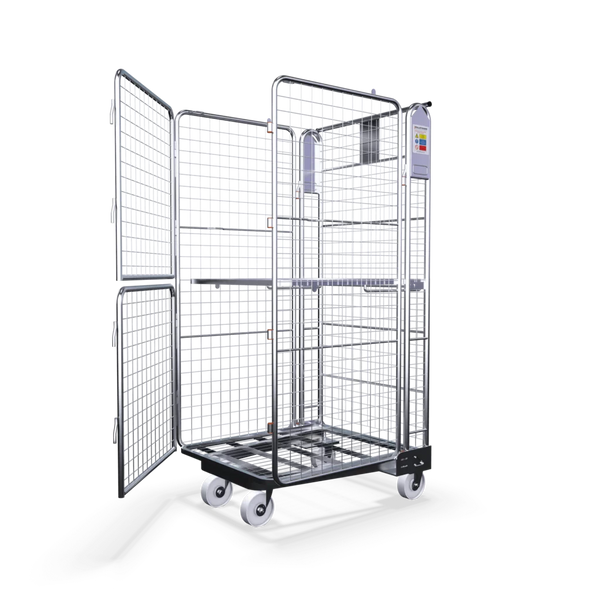 Four Sided Roll Pallet - Split Gate