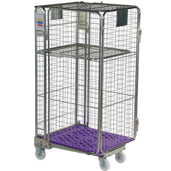 Full Security Roll Pallet - Mesh Infill Plastic Base