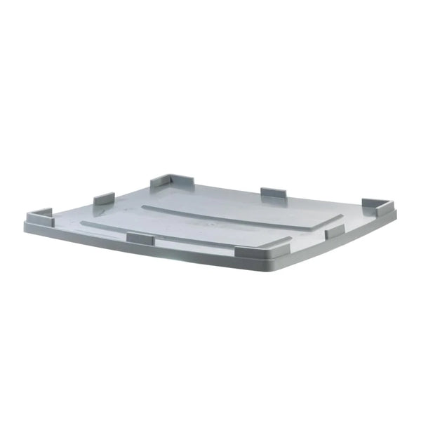 Green Plastic Box Pallet with Vented Sides and Base