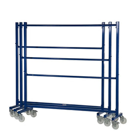 Nestable Blue Garment Rail