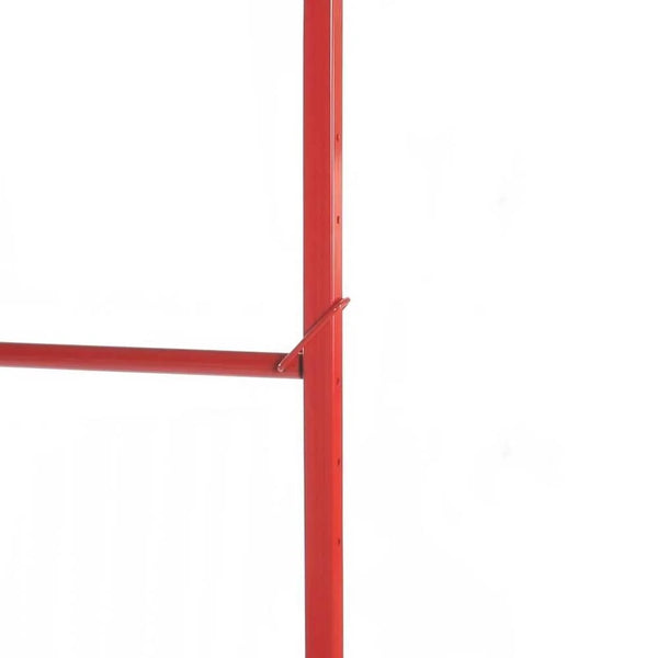 Nestable Red Garment Rail