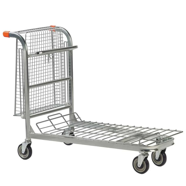 Nestable Folding Basket Stock Trolley