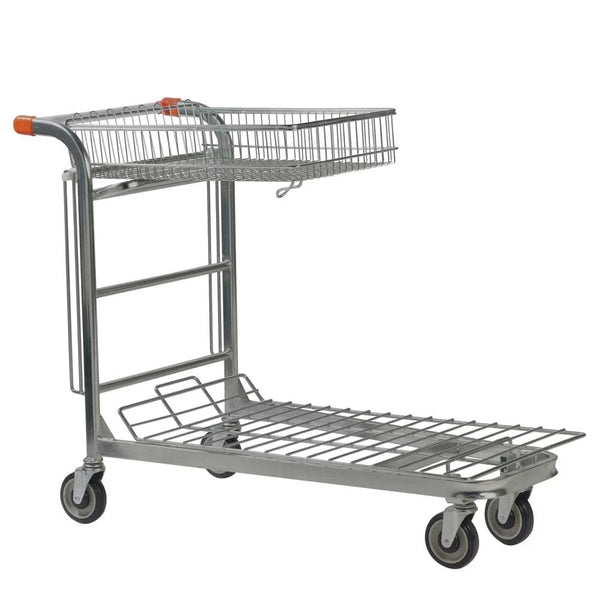 Nestable Folding Basket Stock Trolley