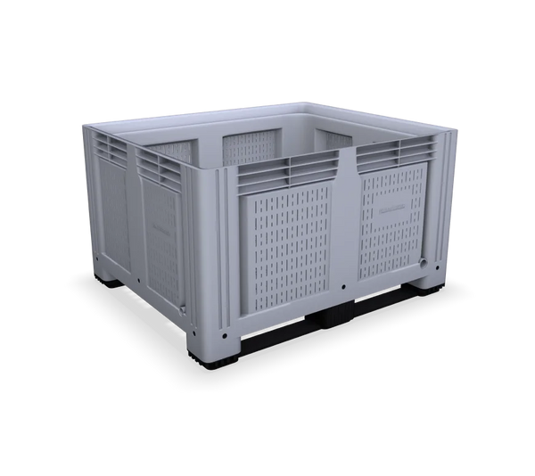 Rigid Plastic Box Pallet with Vented Sides