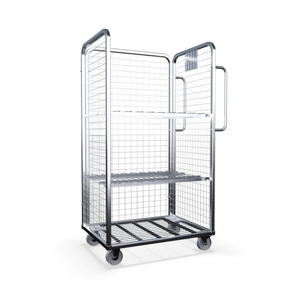 Three Sided Merchandise Picking Trolley