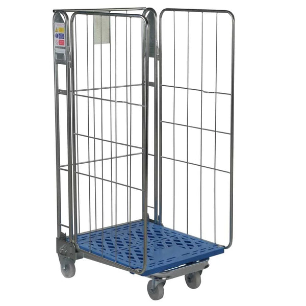 Three Sided Plastic Base Roll Pallet