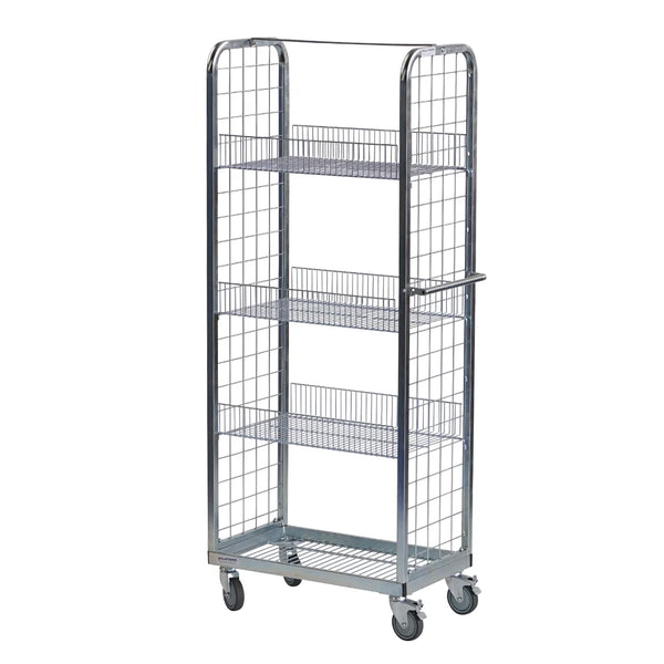 Two Sided, Multi-Use, Display and Merchandise Picking Trolley
