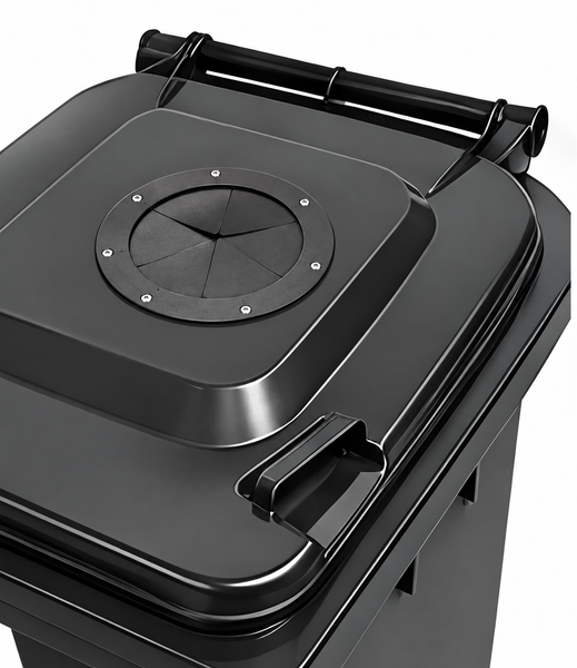 Black 360 Litre Wheelie Bins