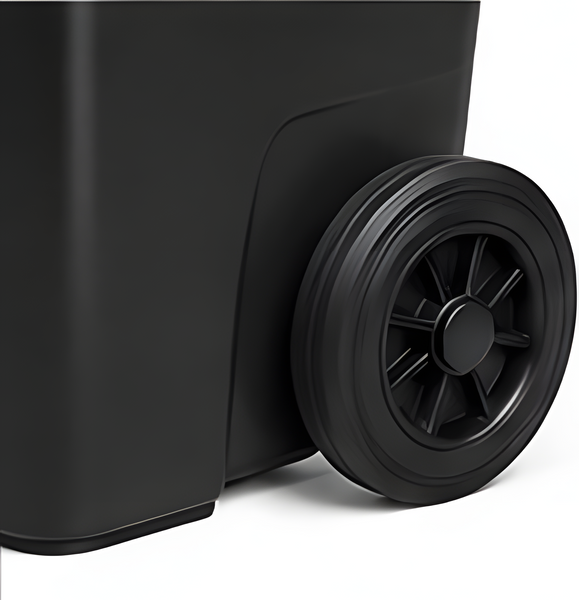Black 240 Litre Wheelie Bins