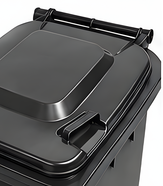 Black 240 Litre Wheelie Bins