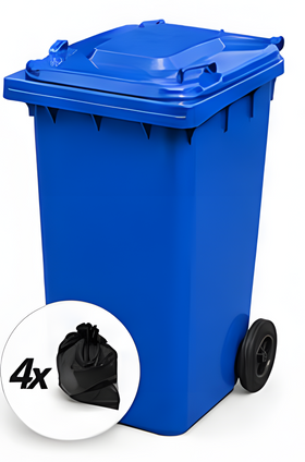 Blue 240 Litre Wheelie Bins