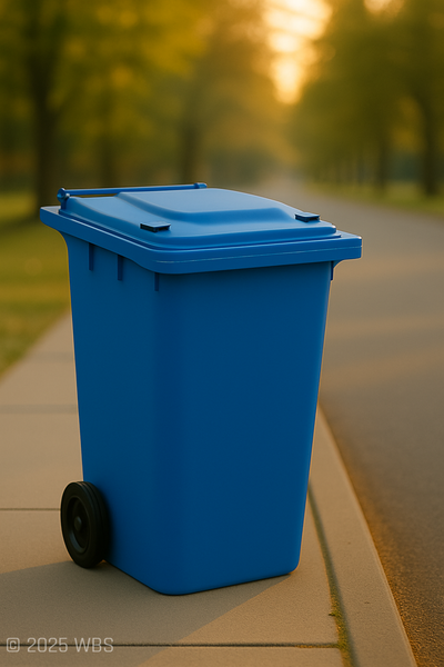 Blue 240 Litre Wheelie Bins