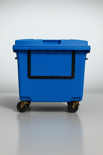 Blue 660 Litre Wheelie Bins