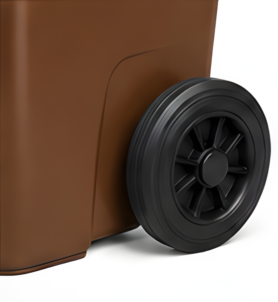 Brown 240 Litre Wheelie Bins