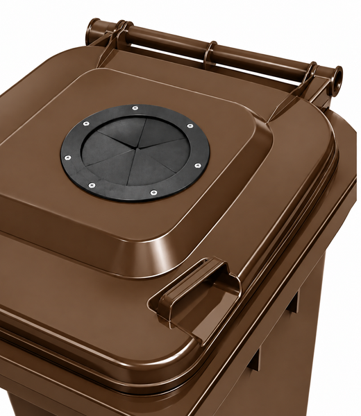 Brown 360 Litre Wheelie Bins