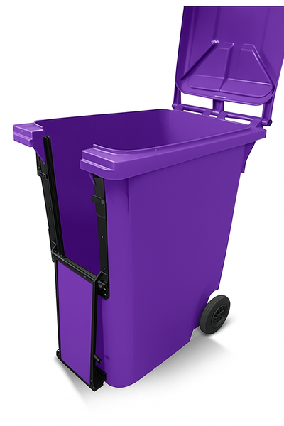 Purple 360 Litre Wheelie Bin