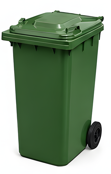 Green 240 Litre Wheelie Bins