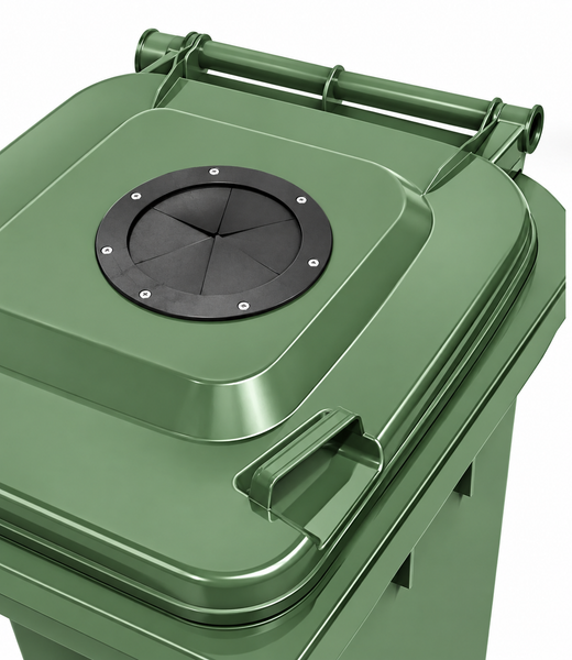 Green 360 Litre Wheelie Bins