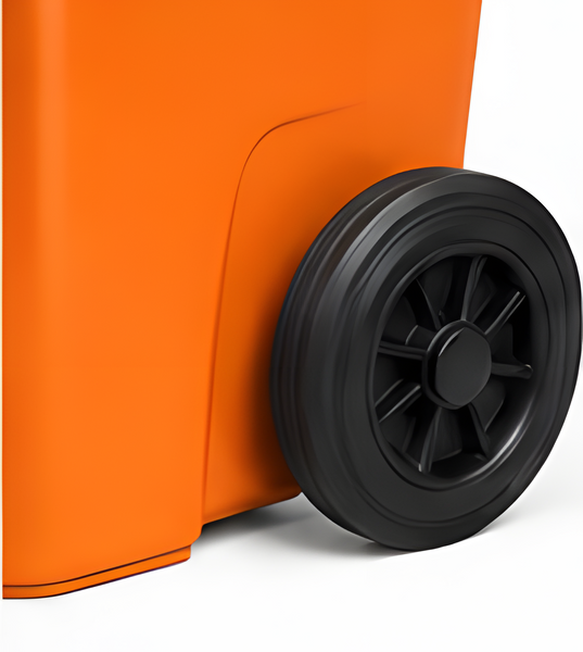 Orange 240 Litre Wheelie Bins