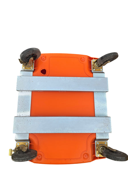 Orange 1100 Litre Wheelie Bins