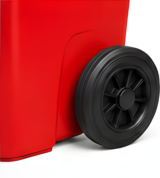 Red 240 Litre Wheelie Bins