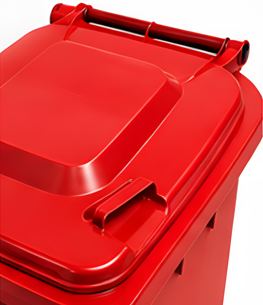 Red 240 Litre Wheelie Bins