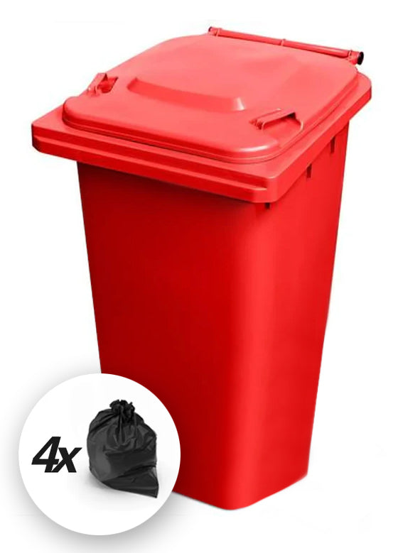 Red 240 Litre Wheelie Bins For Sale Wheelie Bin Solutions
