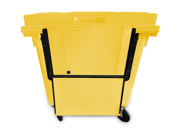 Yellow 660 Litre Wheelie Bins