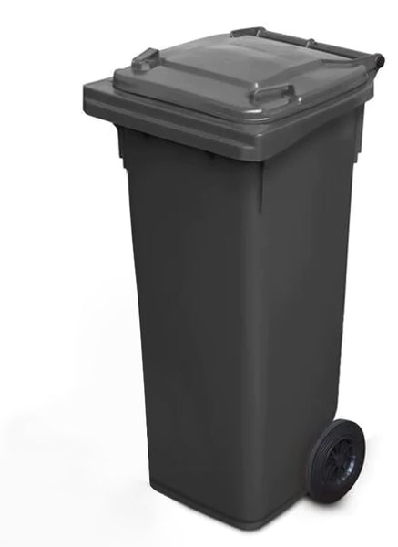 Black 140 Litre Wheelie Bins