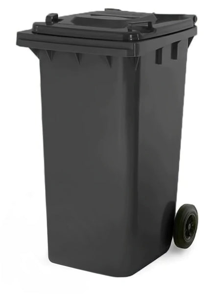 Black 180 Litre Wheelie Bins