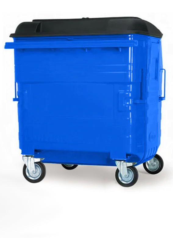 Blue 1280 Litre Wheelie Bins For Sale