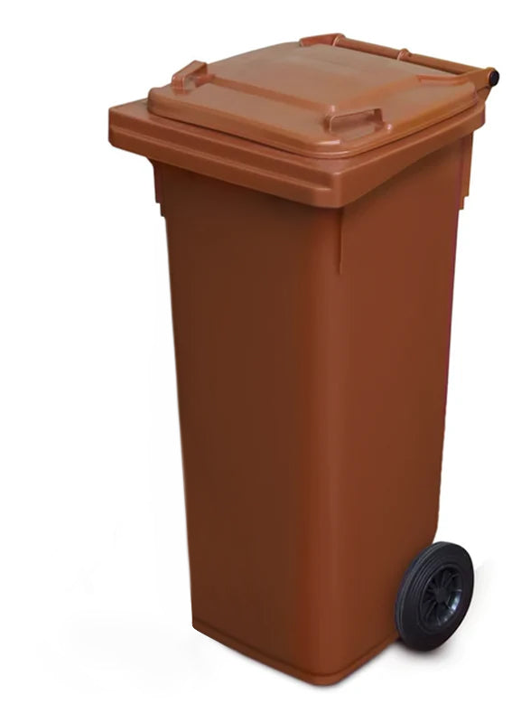 Brown 120 Litre Wheelie Bins For Sale