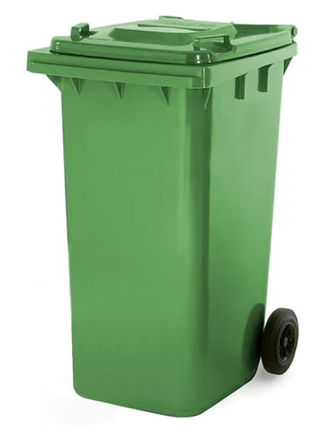 Green 180 Litre Wheelie Bins