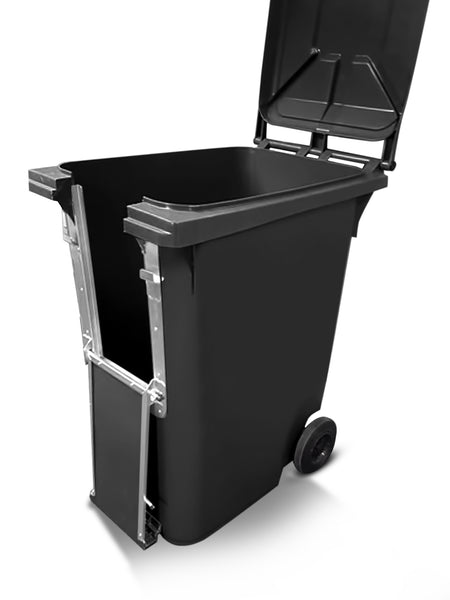 Black 360 Litre Wheelie Bins
