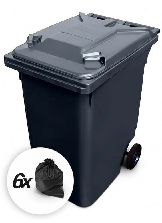 Black 360 Litre Wheelie Bins For Sale