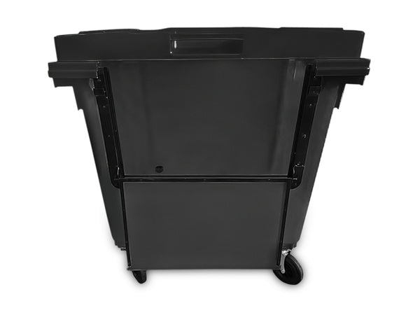 Black 660 Litre Wheelie Bins