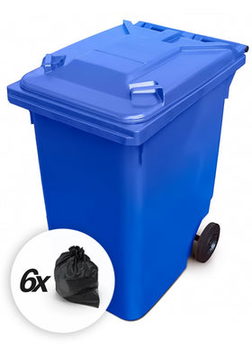 Blue 360 Litre Wheelie Bins