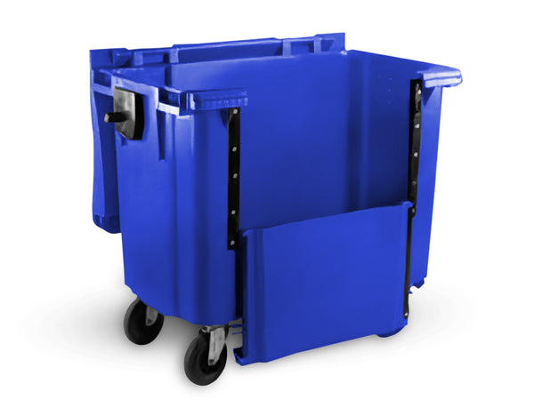 Blue 770 Litre Wheelie Bins
