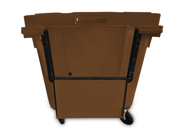Brown 660 Litre Wheelie Bins