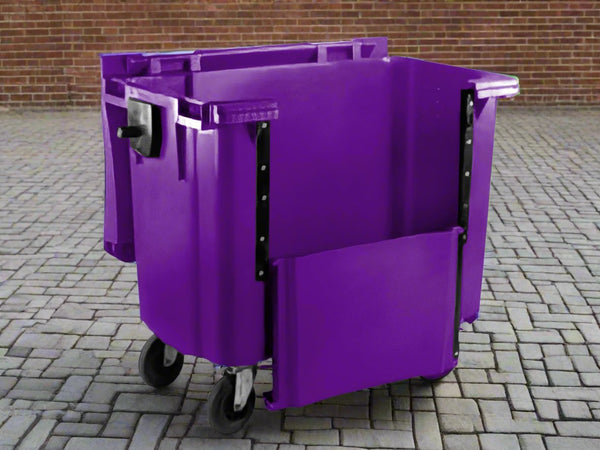 Purple 1100 Litre Wheelie Bins