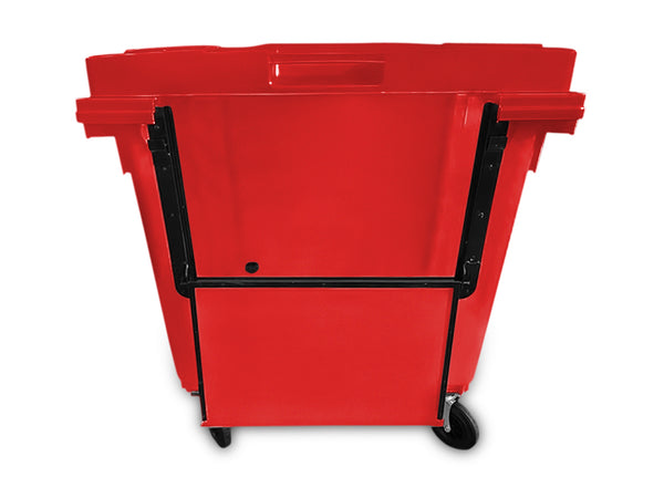 Red 660 Litre Wheelie Bins